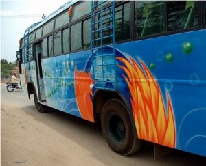 Guagua para el Parque de la Fraternidad