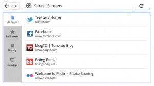 Firefox Tablet Awesomebar Firefox Tablet Awesomebar