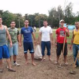 Izq-der: Erick, Yunier J, Antonio, Yunier, Roberto y Pedro Yaisel