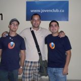 De izquierda a derecha: Rober, elav y yo