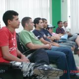 De izquierda a derecha: Eliecer Sánchez, kceres, Yunier J, Macías, Pochy, Manuel, Abraham y un socio de la facultad 1
