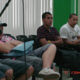 De izquierda a derecha: Pochy, Manuel y Abraham