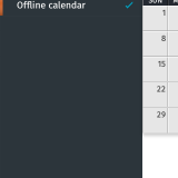 App Calendario. Seleccionar calendario