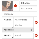 App Contactos. Crear contacto