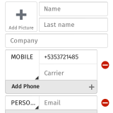 App Contactos. Crear contacto a partir de registro de llamadas de un número nuevo