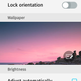 Configuraciones. Ajustes de Pantalla