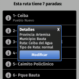 Detalles/Modificar parada