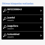 Últimas búsquedas